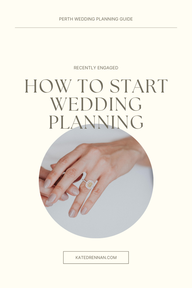 How to start wedding planning when recently engaged