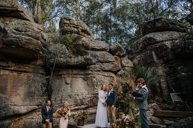 Michelle and Luke's Kangaroo Valley Bush Retreat Wedding