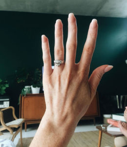 My 3 diamond Engagement Ring