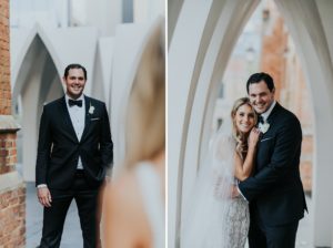 Como The Treasury wedding photos wearing Pallas Couture