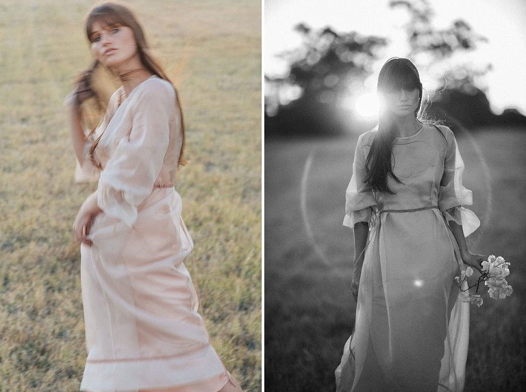 Maevana Bridal Blush Wedding Dress Perth Connor Adams Makeup photos by Kate Drennan