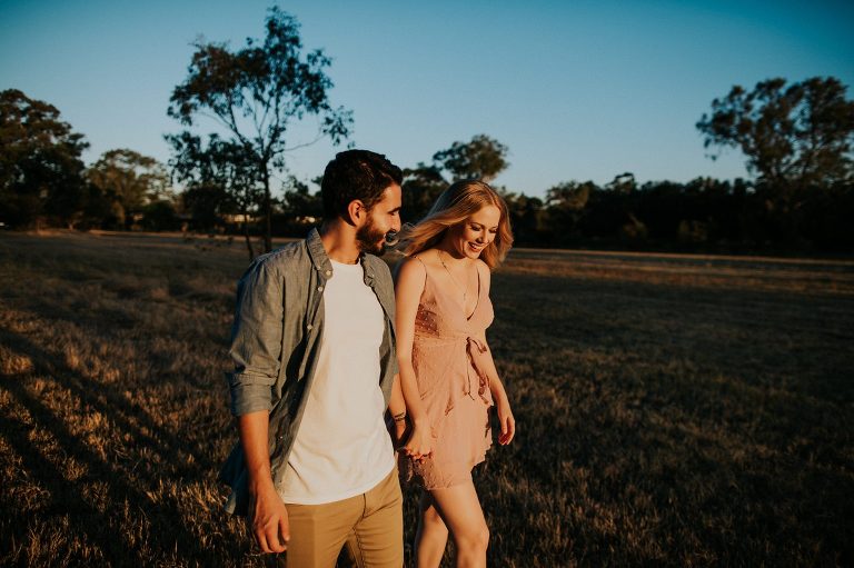 Swan Valley Caversham Engagement Photos by Perth wedding photographer Kate Drennan.