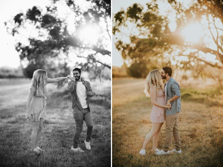 Swan Valley Caversham Engagement Photos by Perth wedding photographer Kate Drennan.