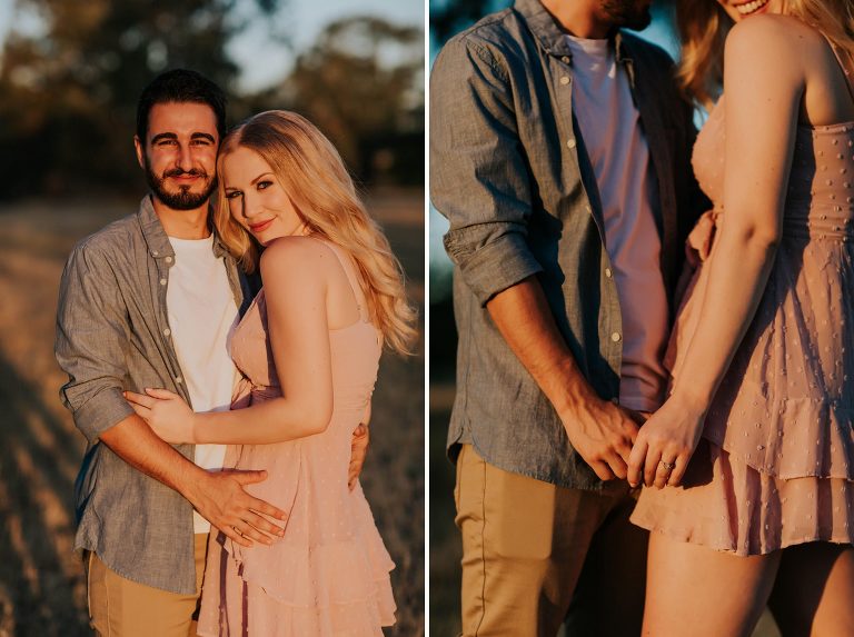 Swan Valley Caversham Engagement Photos by Perth wedding photographer Kate Drennan.