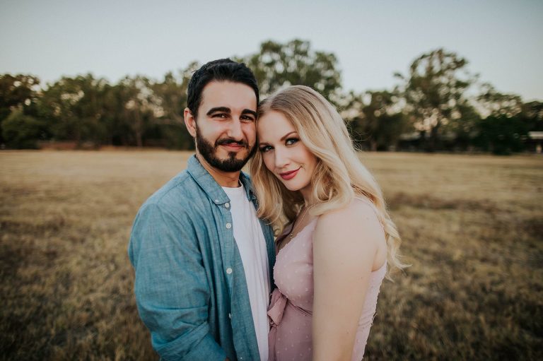 Swan Valley Caversham Engagement Photos by Perth wedding photographer Kate Drennan.