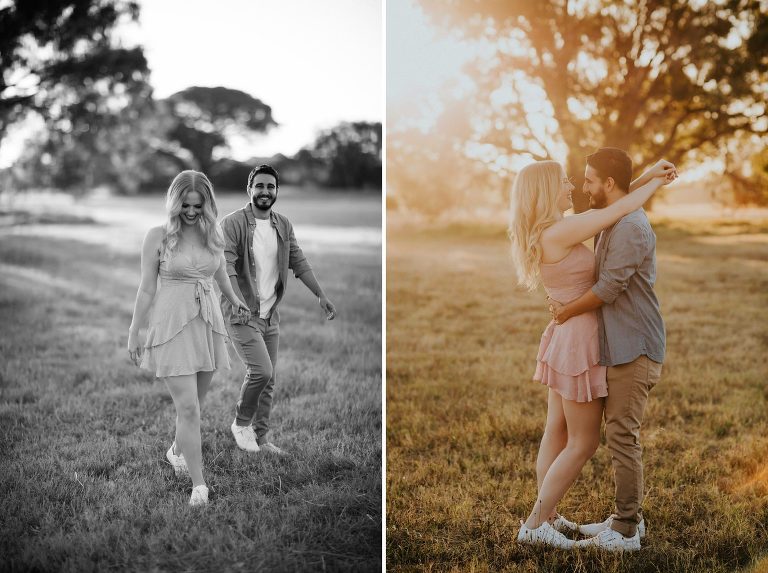 Swan Valley Caversham Engagement Photos by Perth wedding photographer Kate Drennan.