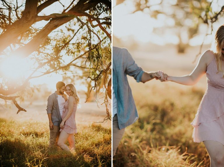 Swan Valley Caversham Engagement Photos by Perth wedding photographer Kate Drennan.