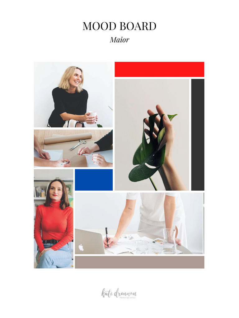 Brand moodboard Perth