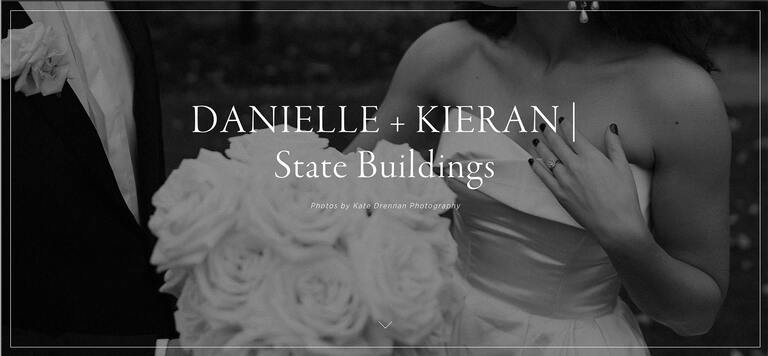 State buildings Perth wedding