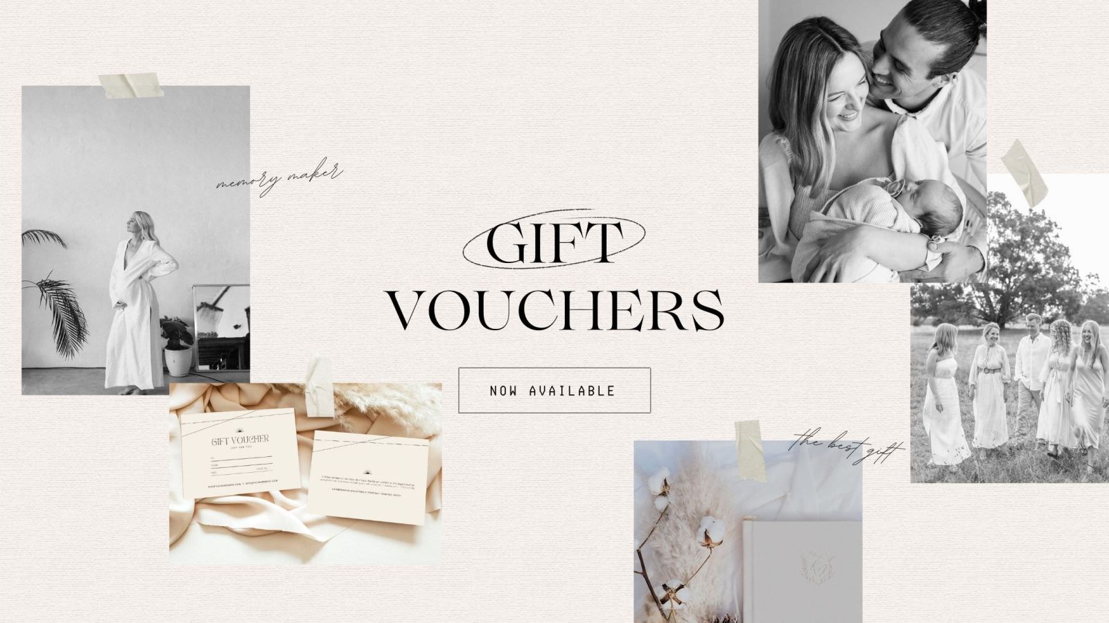 Family photoshoot gift vouchers Perth